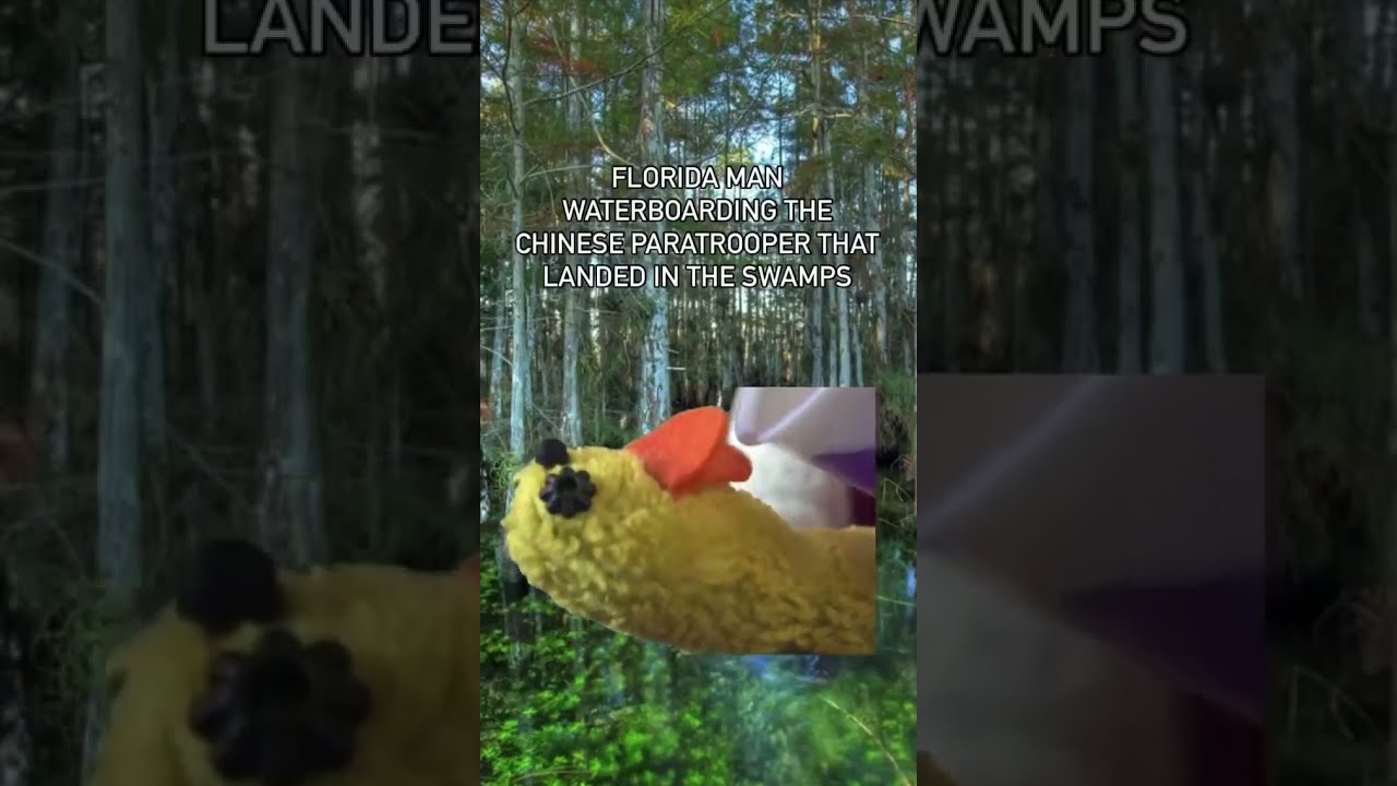 Florida Man waterboarding Chinese paratrooper