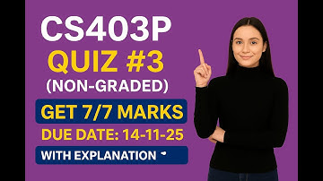 CS403P Quiz 3 non graded