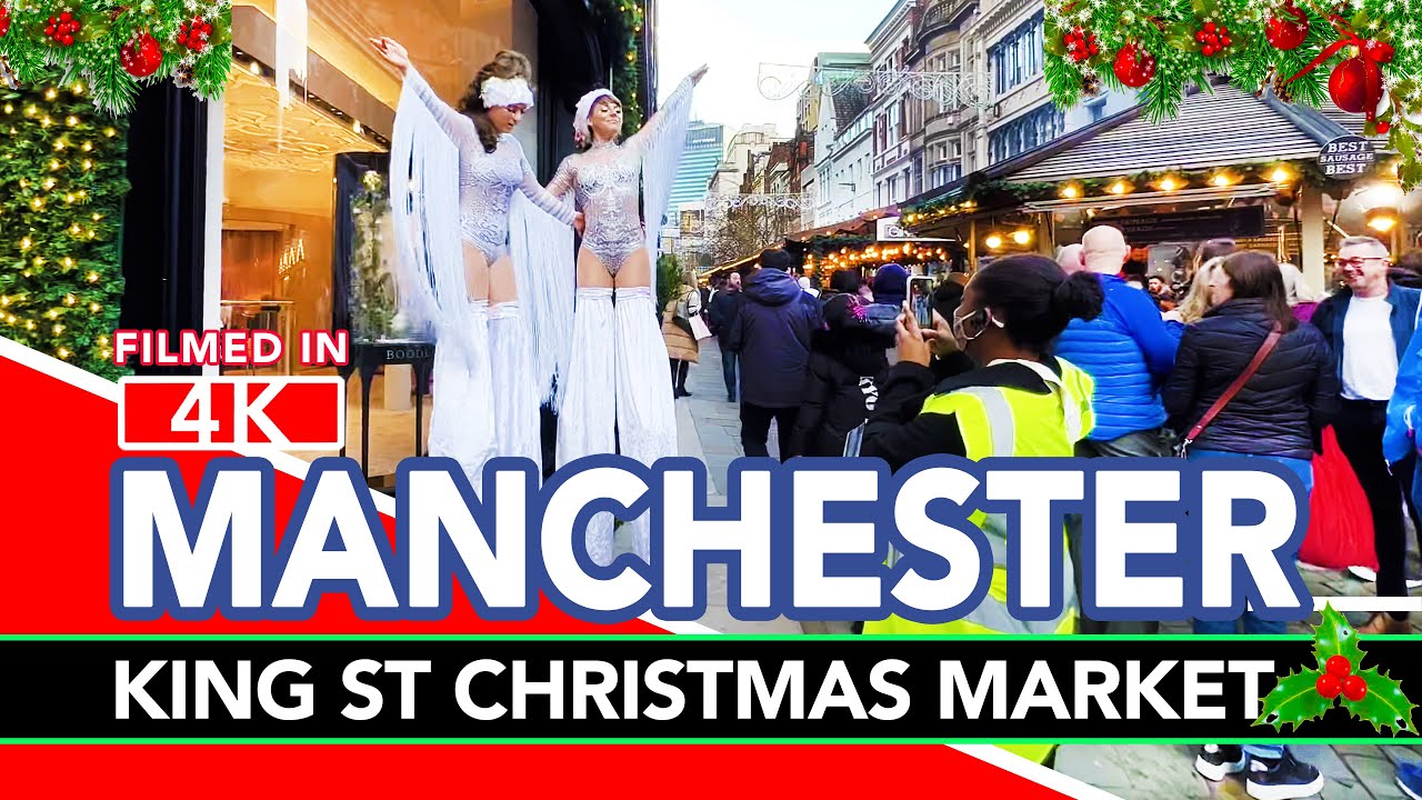 Manchester Christmas Markets King Street Christmas Market Stalls in