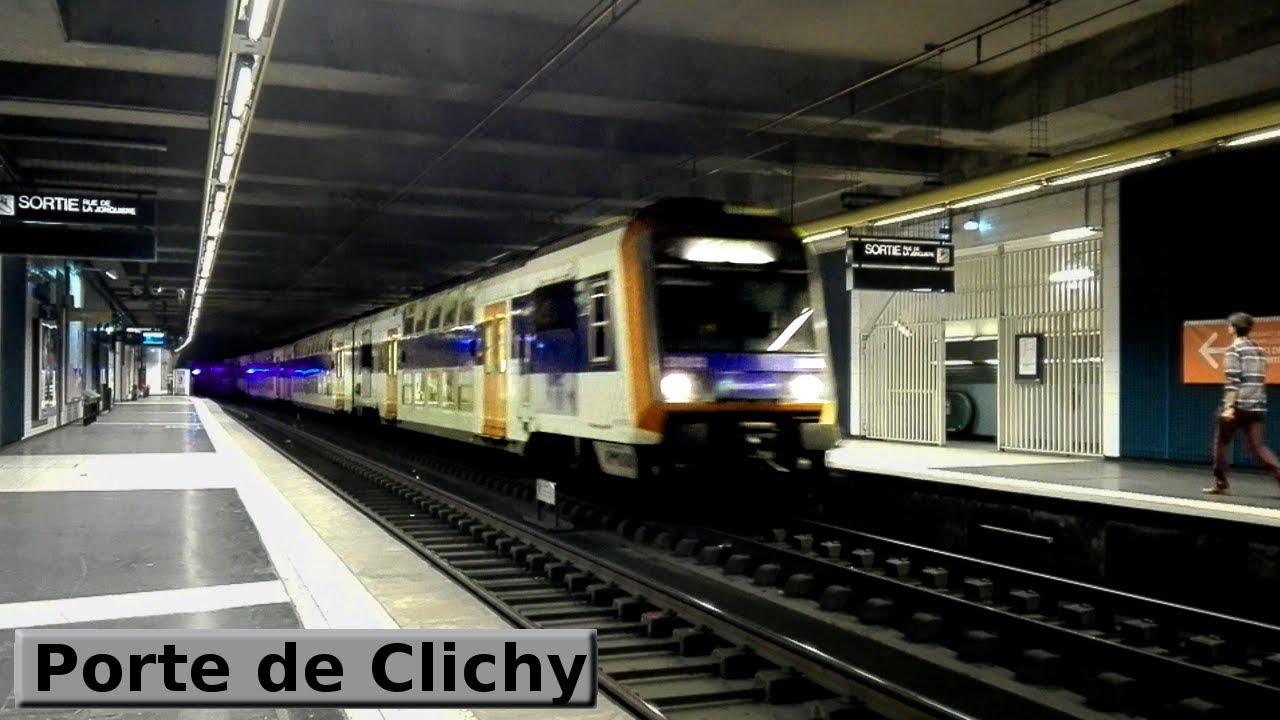 Porte de Clichy RER C Paris ( SNCF Z20900 ) YouTube