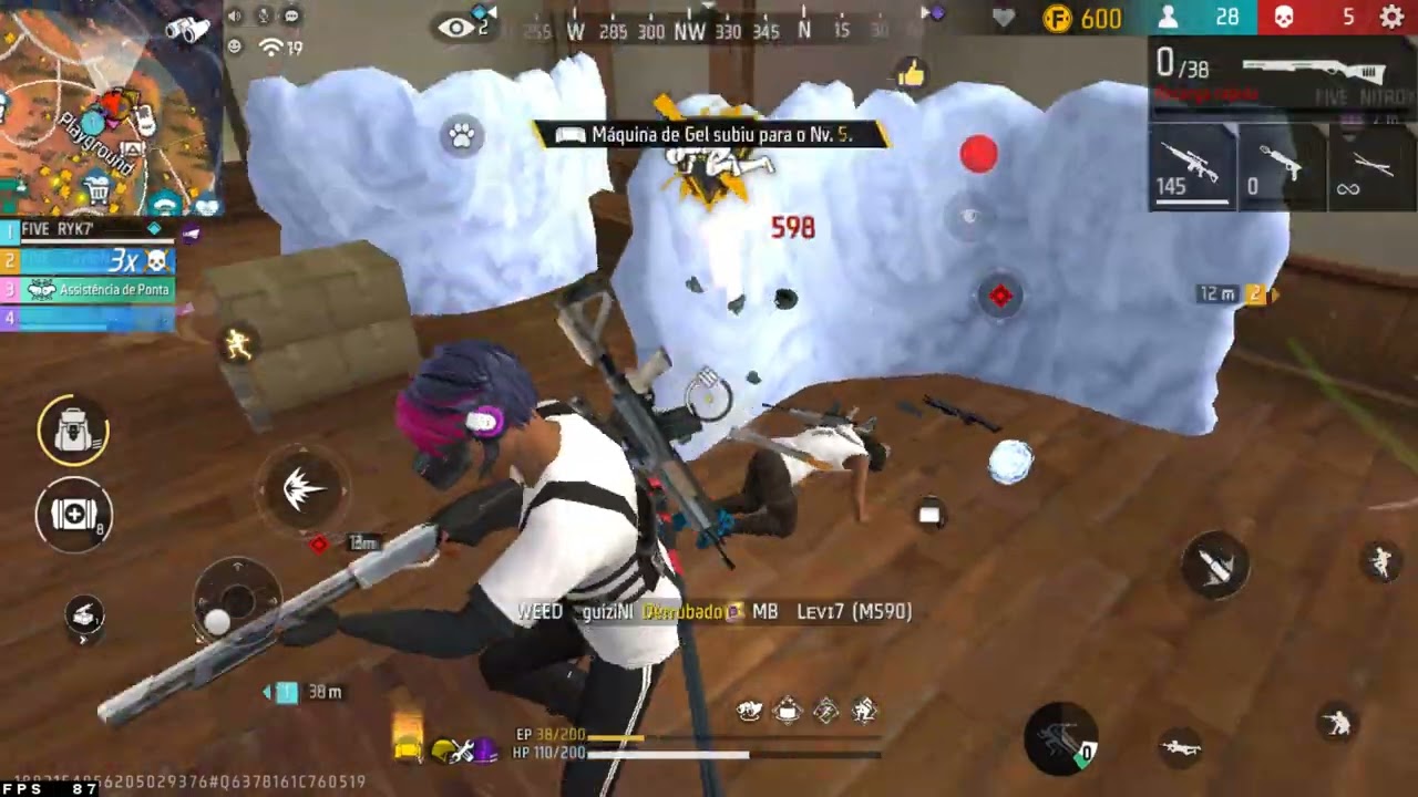 HIGHLIGHTS EM CAMPEONATO ❤️ EMULADOR FREE FIRE 🖥️