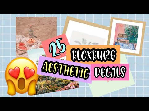 Bloxburg Aesthetic Decal Codes Ids Trendy Cute Artistic Secret Decals For Free Roblox 2020 Youtube - roblox l bloxburg aesthetic decal codes in 2020 custom decals decal design room decals