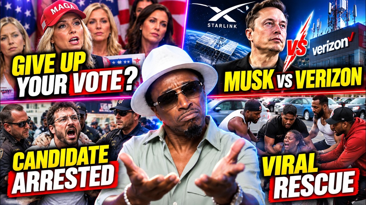 Eddie Griffin Talks Women Giving Up Vote?, Musk vs Verizon, Candidate Arrest & Viral Rescue
