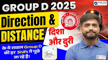 RRB Group D 2025 Reasoning | Direction & Distance के Most Repeated Questions | Lakshya sir