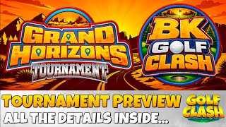 TOURNAMENT REVEAL Grand Horizons Tournament 2x Modifiers Golf Clash