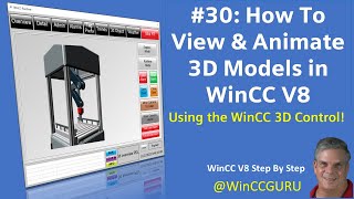 WinCC v8.0 Step By Step 30: How to Add & Integrate 3D Models into your Project  🤯 😎 #winccguru