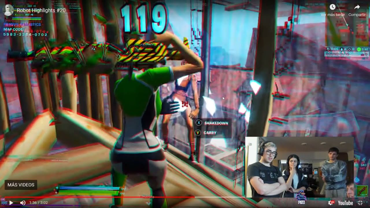 Pato reaccionando a highlights de Robot