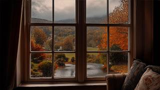 First Day Of Augtober Cozy Fall Rain🍂🌧️ Fall Rain Ambience For Reading, Sleeping, Studying, Etc.