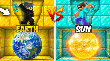 Rs1 vs Rs 1,00,000 PLANET MINING Challenge in Minecraft...