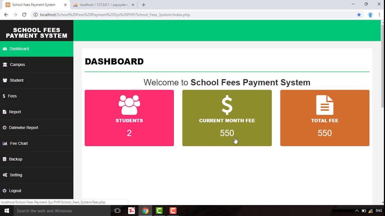 School Fee Payment System