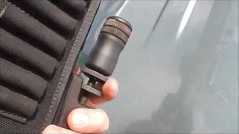 17 Remington Fireball with Accu-shot monopod, Versapod bipod.  Demo of quick release