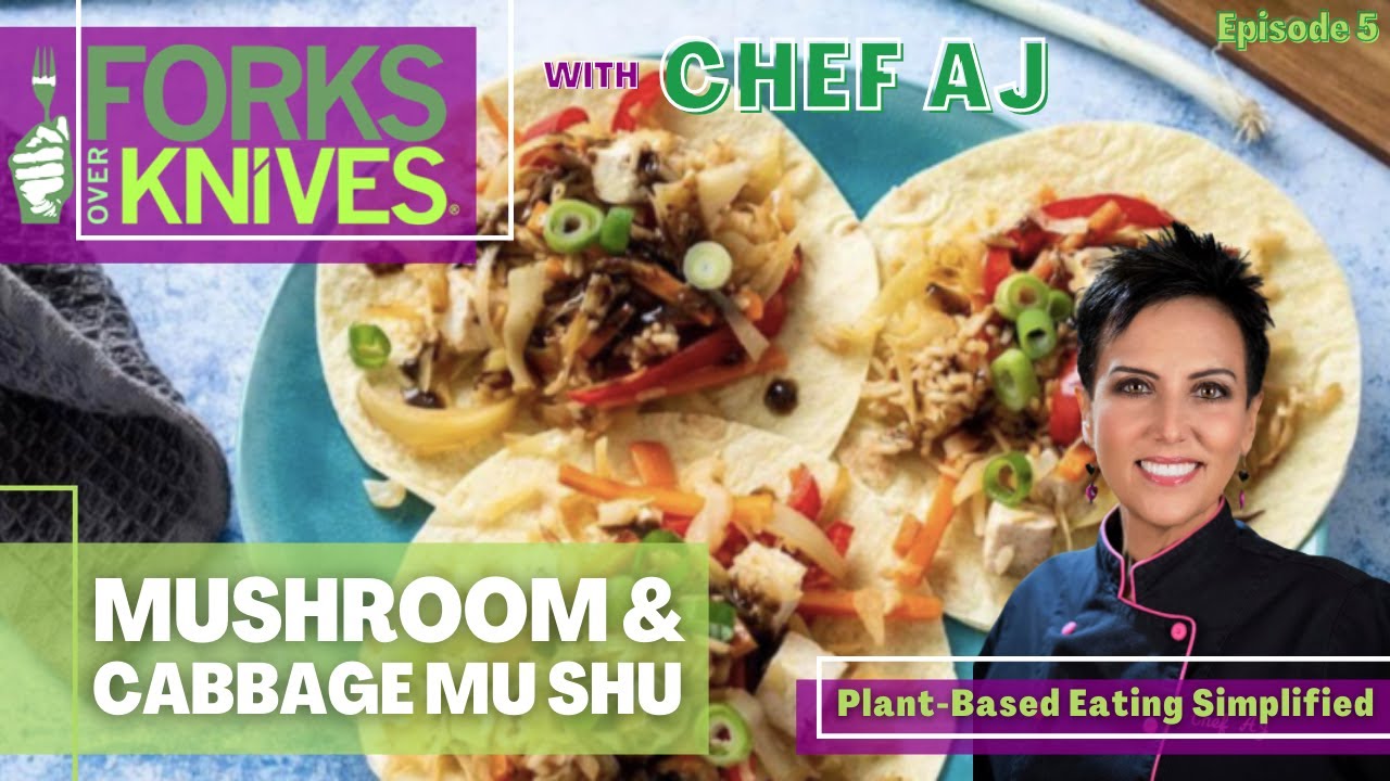 Mushroom & Cabbage Moo Shu Forks Over Knives Meal Planner Recipes