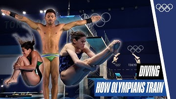 🤸🏻So how do divers train? 💦 | How Olympians Train