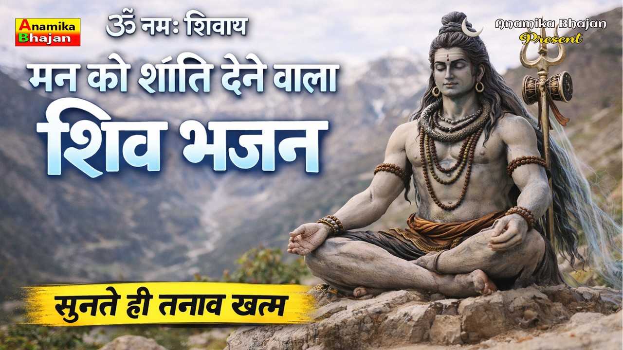मन को शांति देने वाला शिव भजन  II Mahadev Meditation Bhajan  ॐ नमः शिवाय… ॐ नमः शिवाय हर हर महादेव…