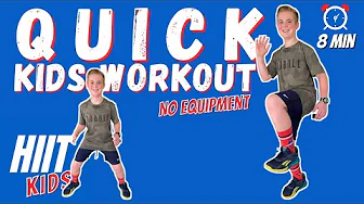 Quick Kids Workout | Warm Up Exercises for Kids | No Equipment and No Repeats