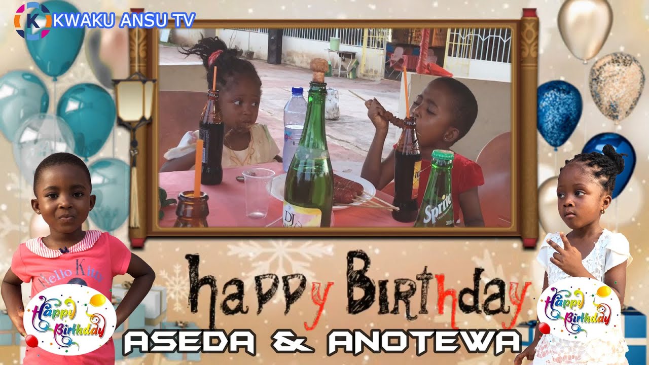WOW 🤣 World class Birthday Party in Ghana so far--Anotewa and Aseda birthday Party