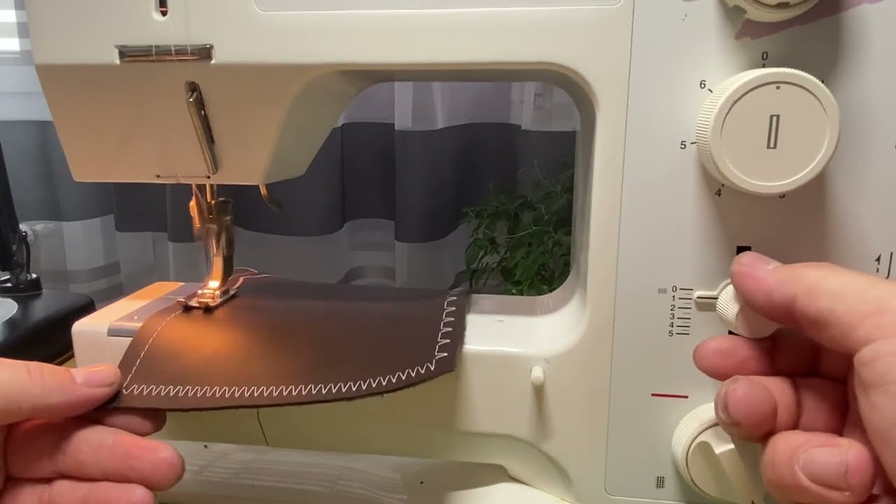Bernina 1008 Демонстрация/Demo/лучшая швейная машина/шьем кожу/Leder