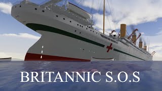 Stern view sinking/ Britannic s.o.s Stern view sinking/ Britannic s.o.s