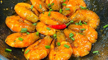 Tôm rim mặn ngọt làm theo cách này thơm ngon thấm vị rất hao cơm