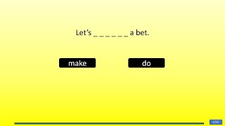 Make vs Do - Quiz   Set 001 screenshot 3