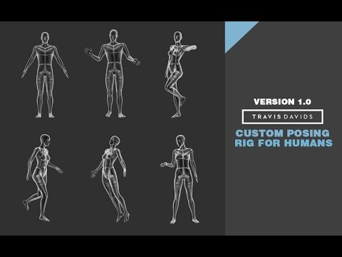 how to get a character into a pose in zbrush