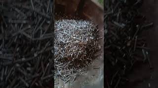 wire nail making #machine #music #shorts #video #reels