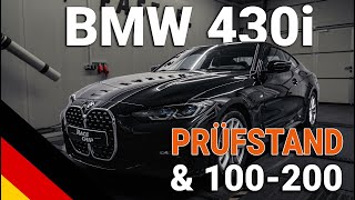 BMW 430i 2021: Testfahrt / Prüfstand / 100-200