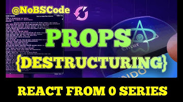From 0 to React - DESTRUCTURING IN 3 MINUTES