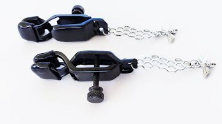 Why Bee Normal? - Alligator Nipple Clamps with Bee and Honeycomb