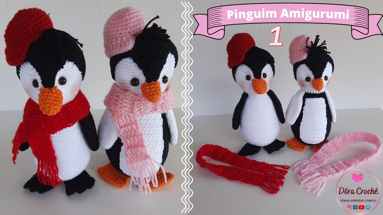 Pinguim Amigurumi | Parte 1