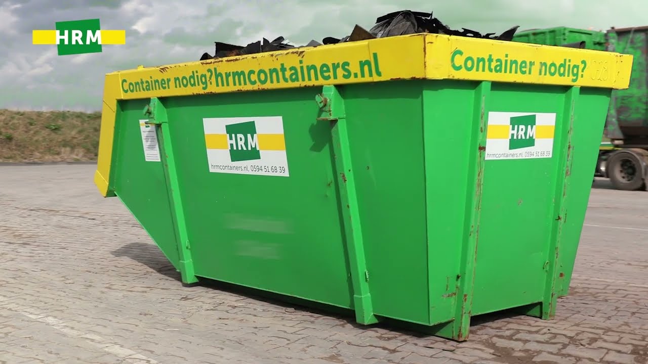 Dakafval Container 3,6 en 10 Kuub | HRM Containers