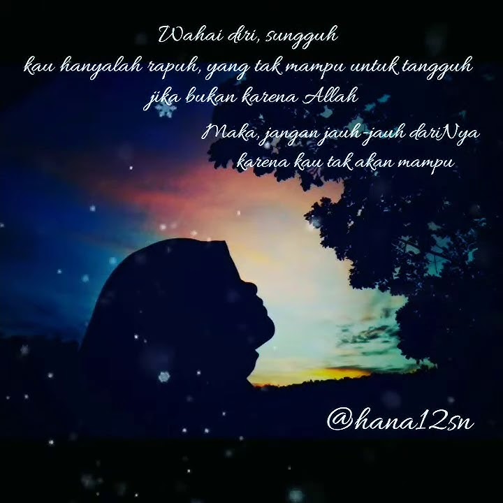NISSA SABYAN - LAA ILAHA ILLALLAH| (Kata kata muhasabah)