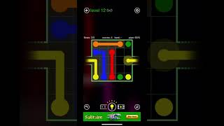 Flow Free Warps: Level 12 #mobilegames #flowfree #puzzlegames screenshot 1
