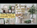 5 SPRING FRENCH COUNTRY DECOR IDEAS!!~IOD Stamp & Transfer Dupes Under $20~Farmhouse Country DIYS