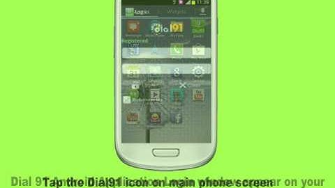 Make Call Through WiFi using Dial91 Android App - Call India and SMS