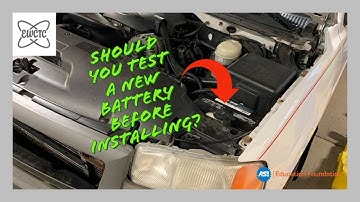 Battery open circuit voltage test and battery charge