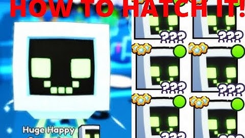 HOW TO HATCH THE HUGE HAPPY COMPUTER EASILY IN PET SIMUALTOR 99....