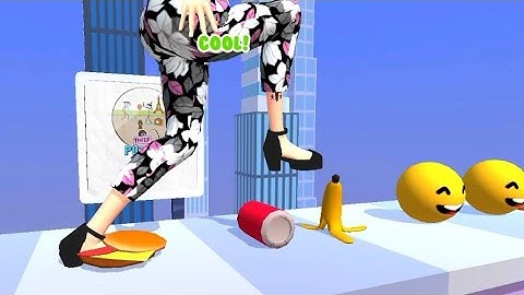 Tippy Toe 3D - ASMR ios,Android GAME WALKTHROUGH All Levels Gameplay Part 1