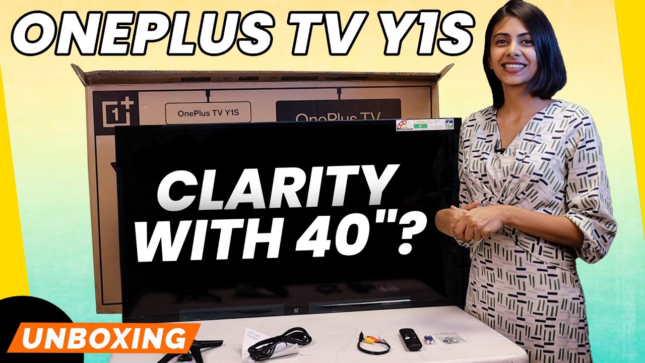 OnePlus TV Y1S 40-inch Unboxing | Best TVs Under Rs 25,000 | Gadget Times