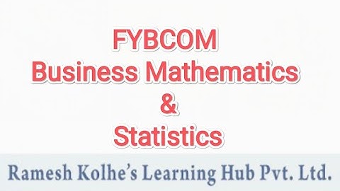 Simple Interest | FYBCOM | Business Mathematics and Statistics | Lecture-1