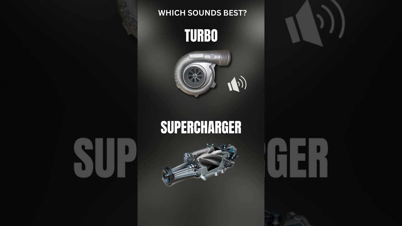 Turbo Vs Supercharger Supercharged Car Engine Shorts V6 V8