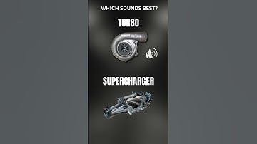 Turbo vs Supercharger #turbo #supercharged #supercharger #car #engine #shorts #v6 #v8