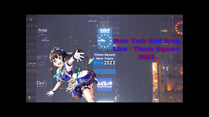 2022 Times Square New Years Eve Live Footage (FINALE)