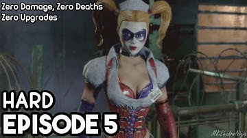 BATMAN Return to Arkham - ARKHAM ASYLUM Gameplay Walkthrough Episode 5 | HARD | ZERO DAMAGE & DEATHS