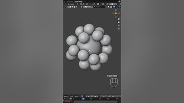 Cool Rigid Body Simulation with Force Fields in Blender  | #blender3d #artofabhishorts #shorts