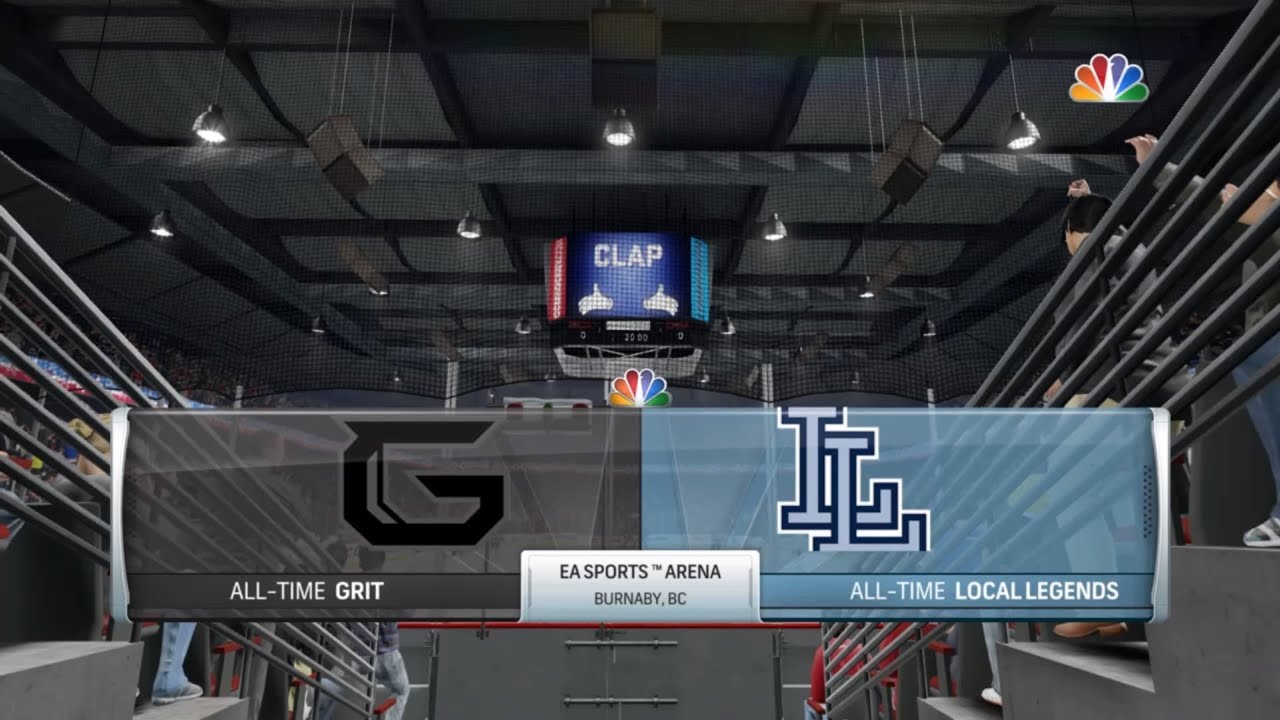 NHL 19 - All-Time Grit Vs All-Time Local Legends Gameplay - NHL Alumni Association