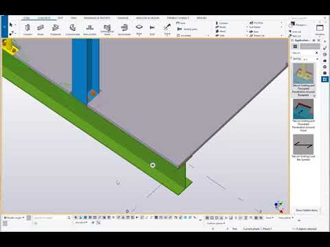 Grating & Floorplate Penetration and Grating Load Bar Symbol