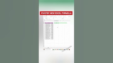 Excel का Secret PIVOTBY Function 🤯 | Summarize Data in 1 Formula #focusinguide #shorts