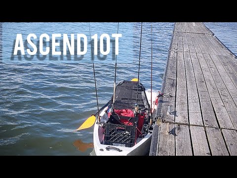 Ascend 10T Sit-On Top Kayak|On The Water Review|Can you stand up and Fish?