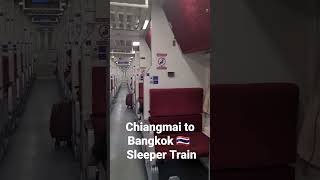 Chiangmai to Bangkok ?? Sleeper Train #travel #thailand